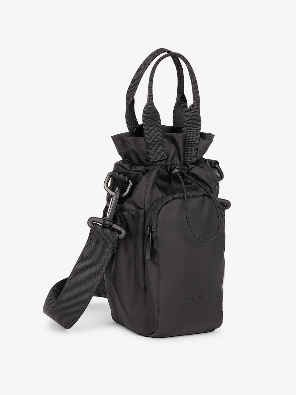 NEW NWT calpak water bottle holder black crossbody hiking camping outdoor bags